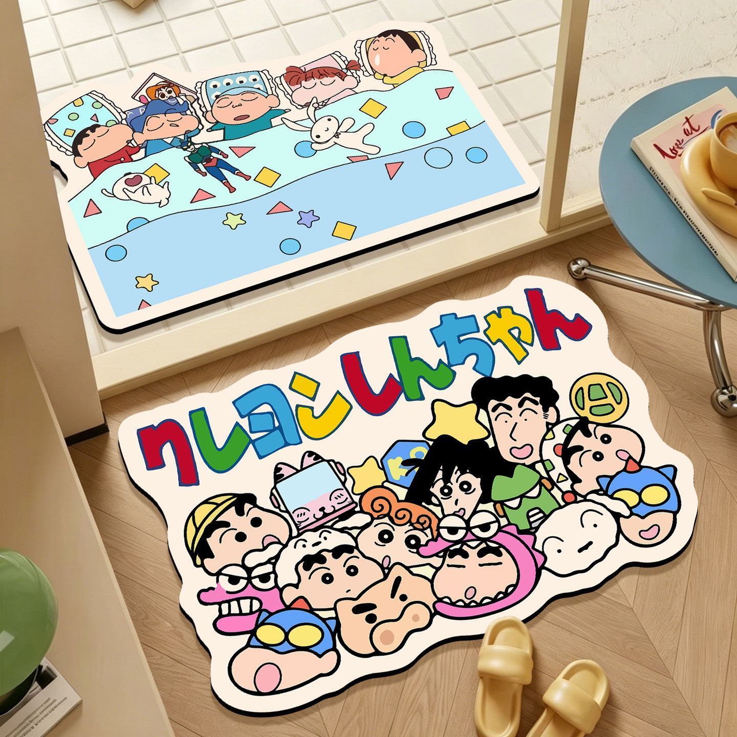 Non Slip Bath Mat - Tapete de Banheiro Irregular Crayon Shin-chan,