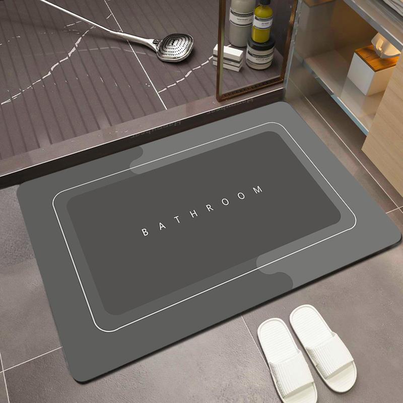 Zara Home Bathroom Mat - Super absorvente antiderrapante tapete do banheiro