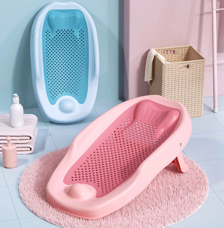 Non Slip Bath Mat - Rede de banho ajustável para recém-nascidos,