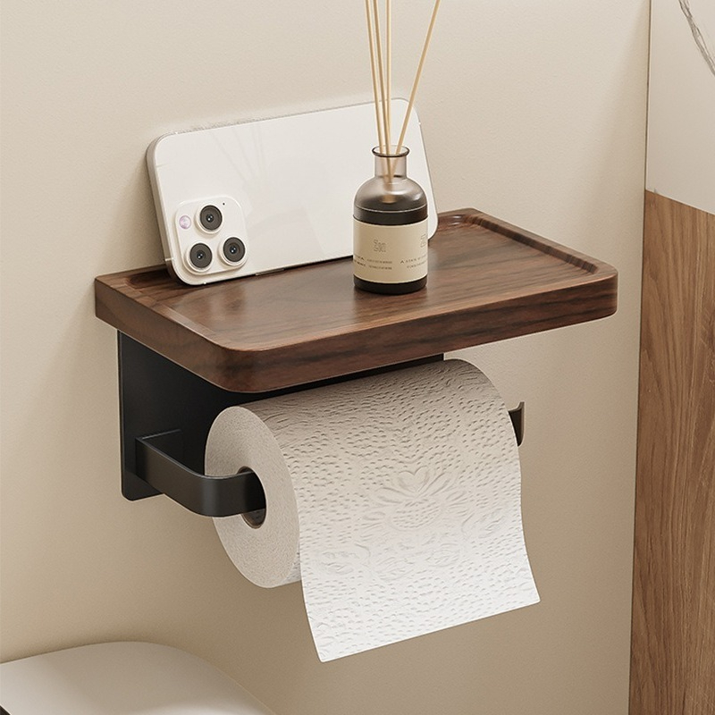 Toilet Paper Holder - Suporte de Papel Higiênico de Madeira
