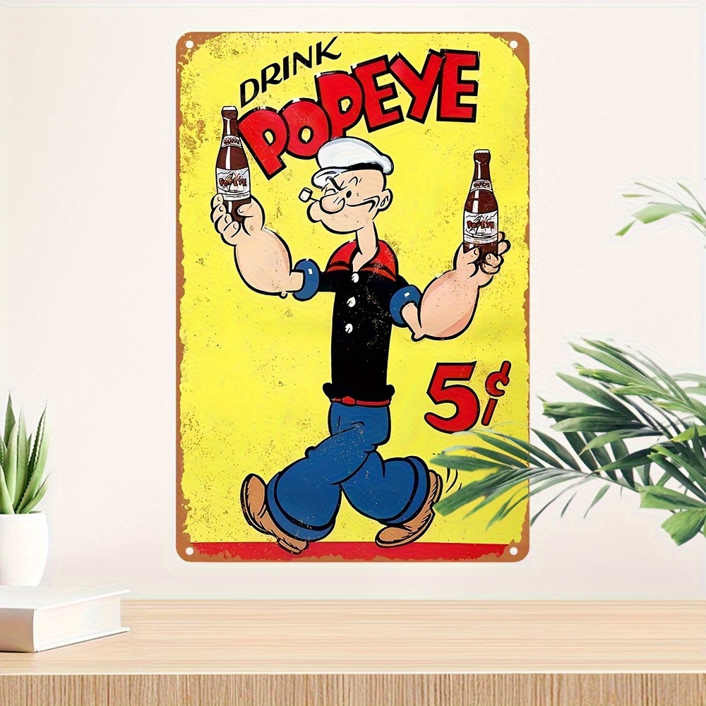 Home Bathroom Signs - Placa de Metal Vintage 'The Sailor'