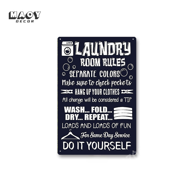 Placa de Metal com Slogan para - Home Bathroom Signs avaliação e preço