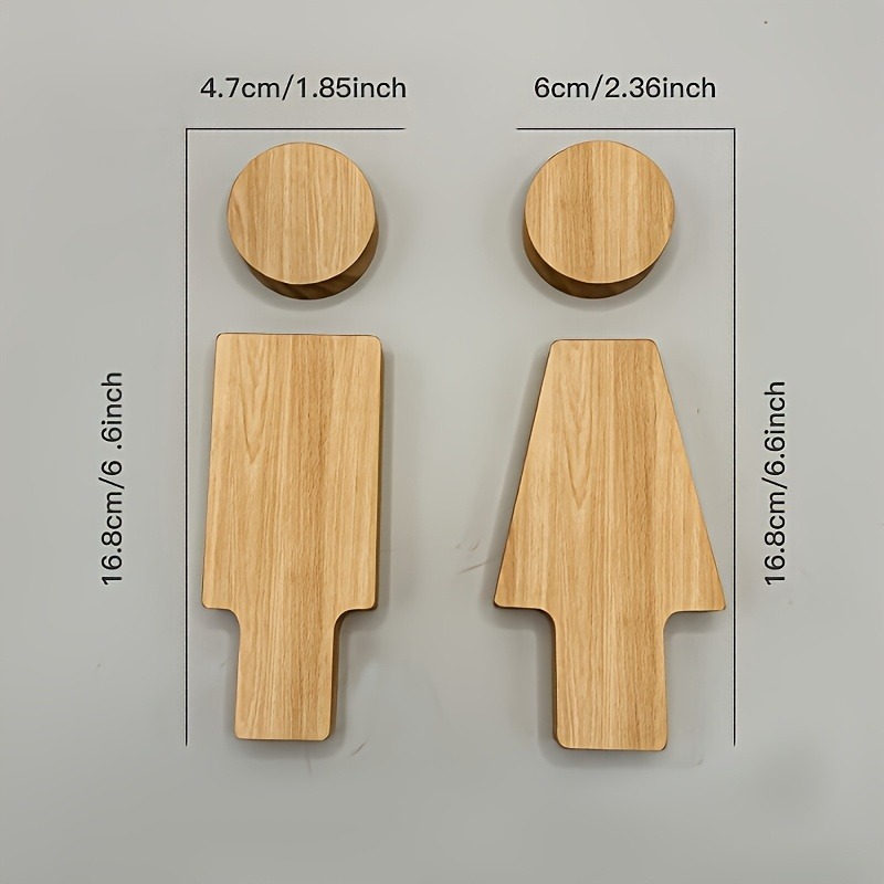 2 peças sinal de banheiro de m - Home Bathroom Signs avaliação e preço