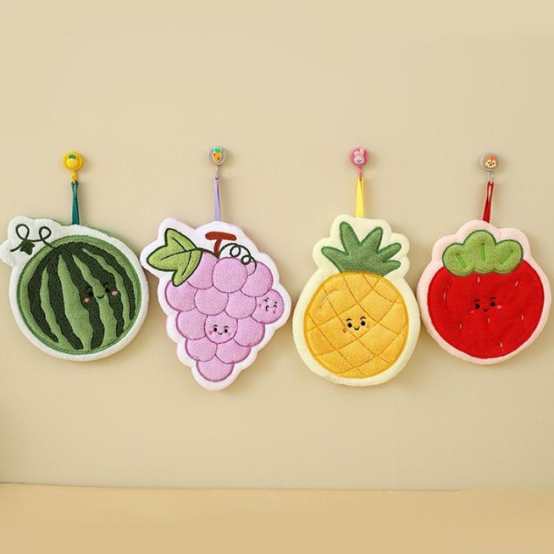 Toalha de mão de frutas cozinh - Home Kitchen Bathroom Cleaning avaliação e preço