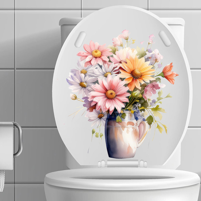 Flores Minimalistas Adesivo De - Home Bathroom Wall Tiles avaliação e preço