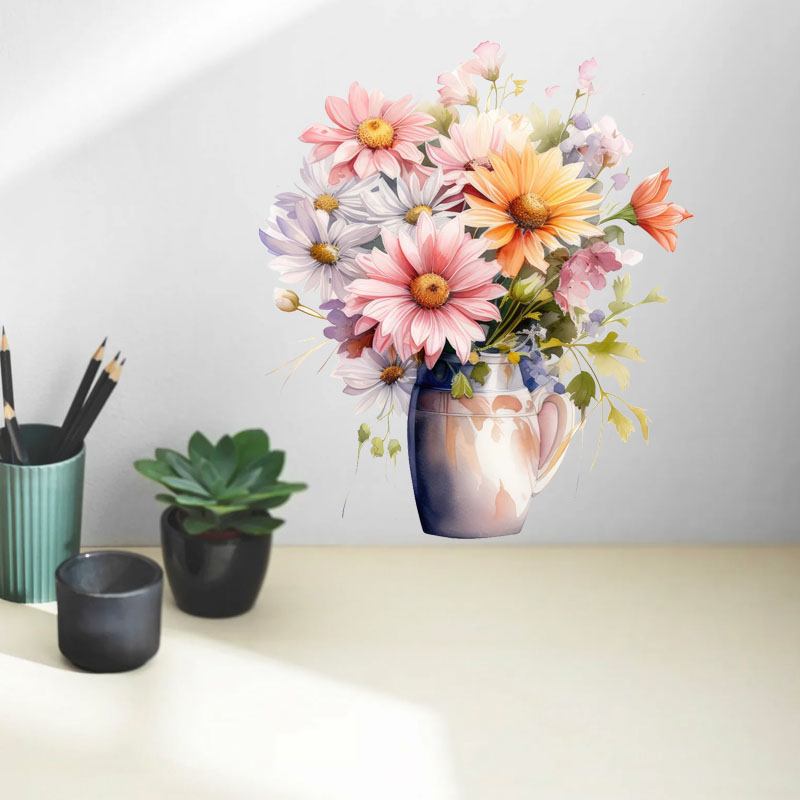 Flores Minimalistas Adesivo De - Home Bathroom Wall Tiles avaliação e preço