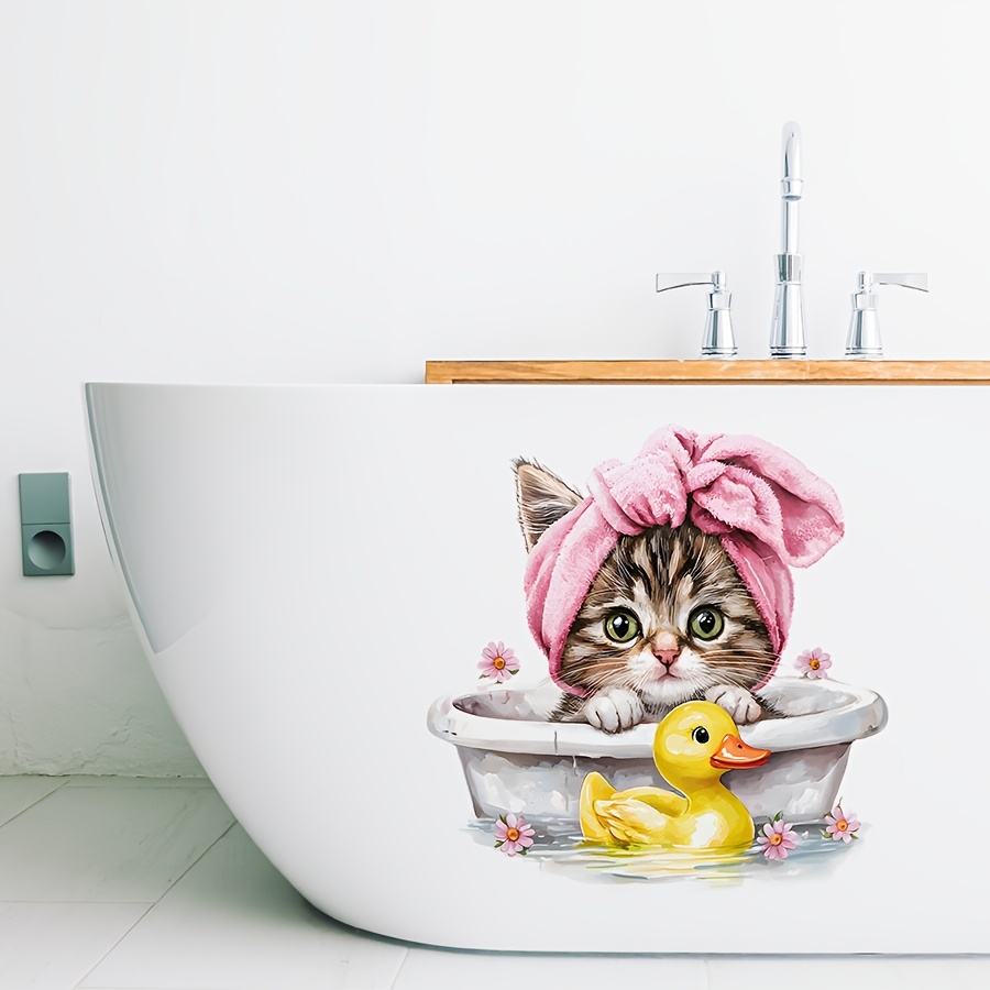 Adesivos de parede de gato de  - Home Bathroom Wall Tiles avaliação e preço