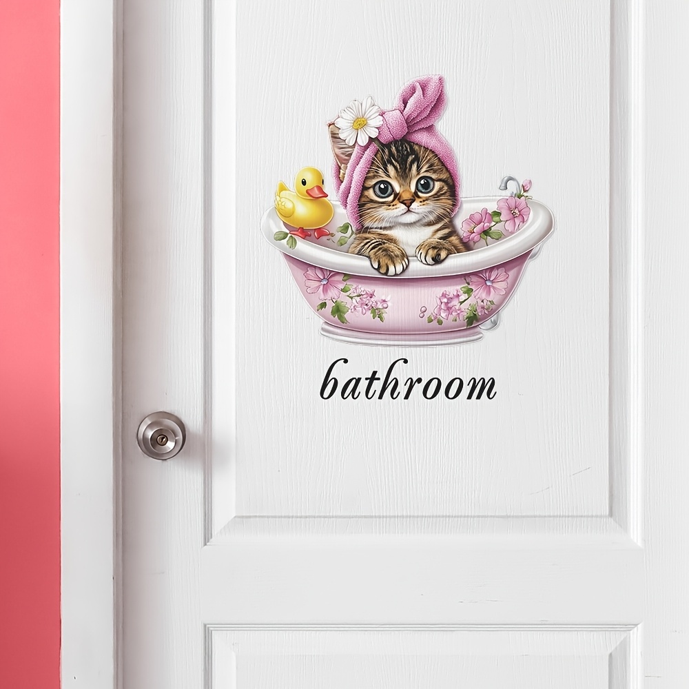 Adesivos de parede de gato de  - Home Bathroom Wall Tiles avaliação e preço