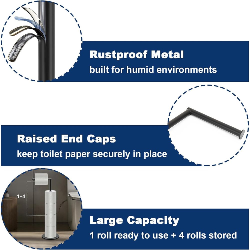 Suporte para Papel Higiênico c - Toilet Paper Holder avaliação e preço