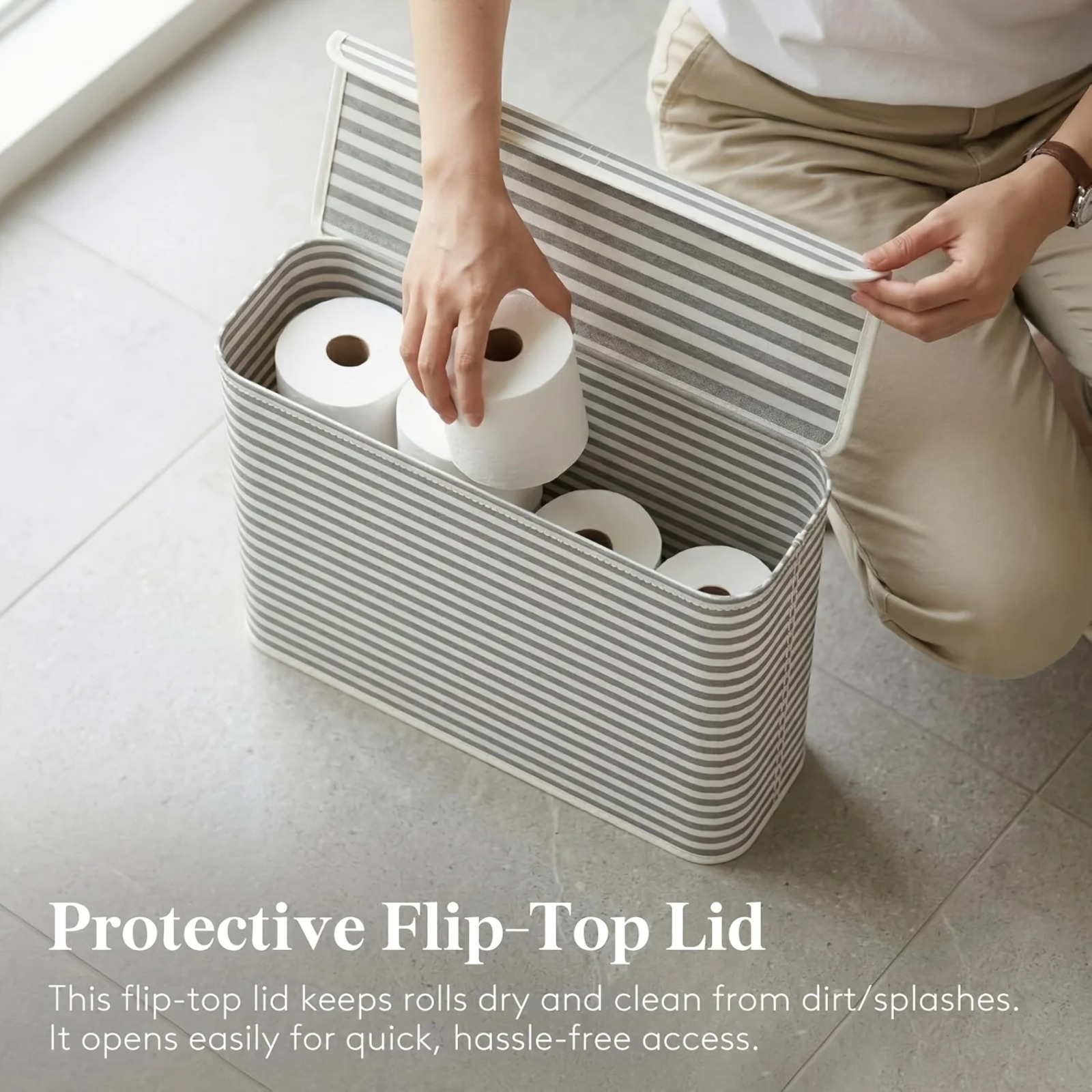Cesto Organizador Dobrável de  - Home Bathroom Paper Towels avaliação e preço
