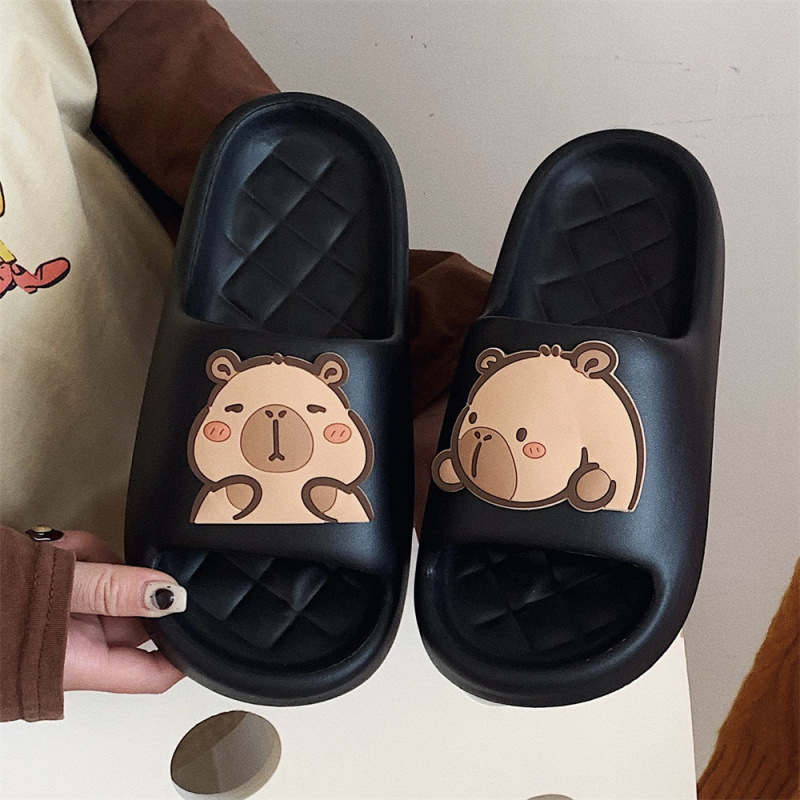 Chinelos Femininos de Capivara - Home Bathroom Size avaliação e preço