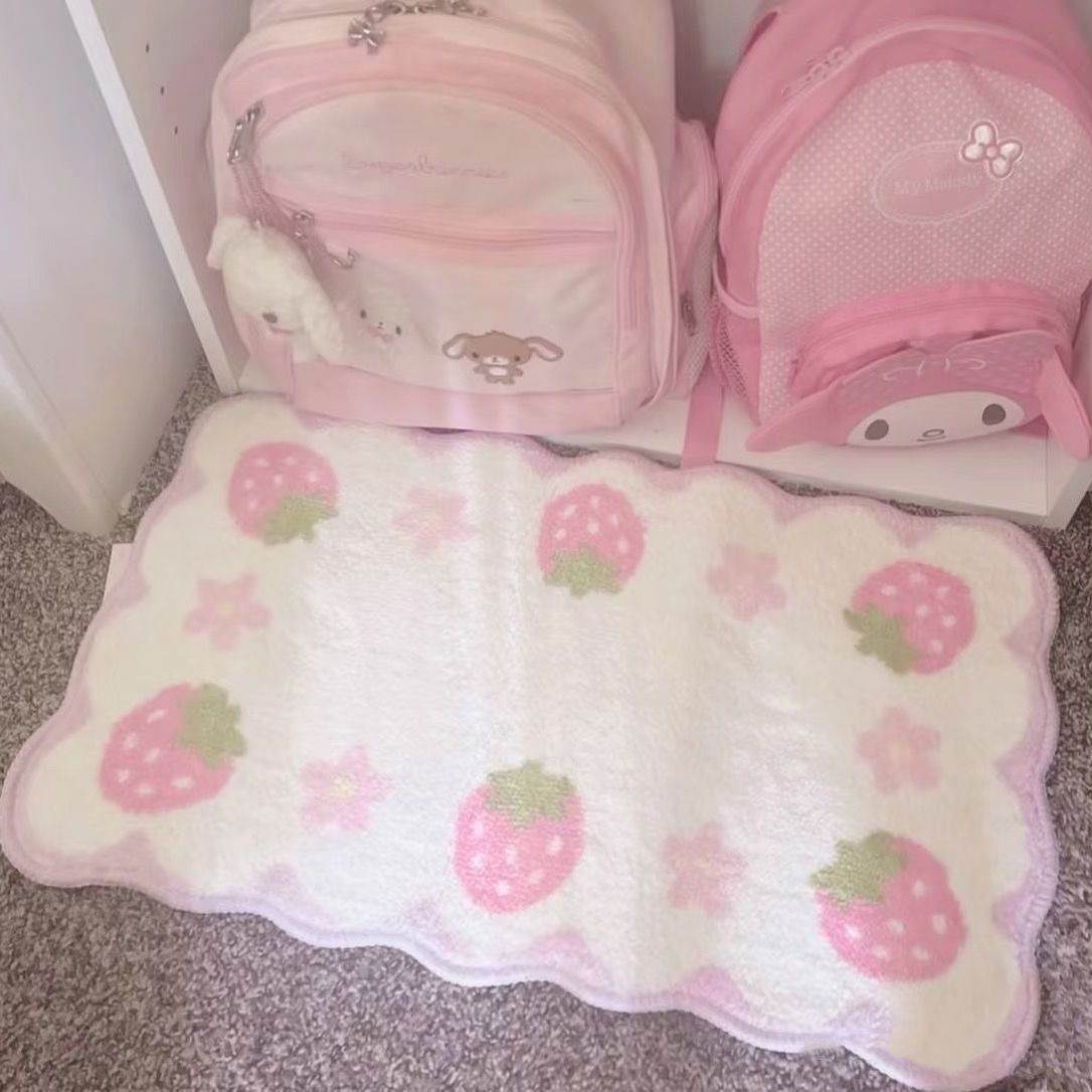 Vikama tapete de morango doce, - Zara Home Bathroom Mat avaliação e preço