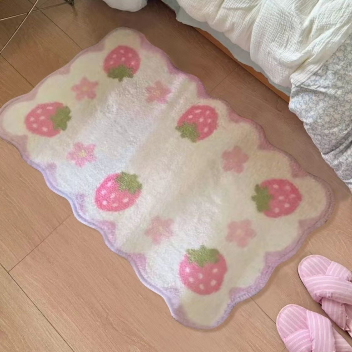 Vikama tapete de morango doce, - Zara Home Bathroom Mat avaliação e preço