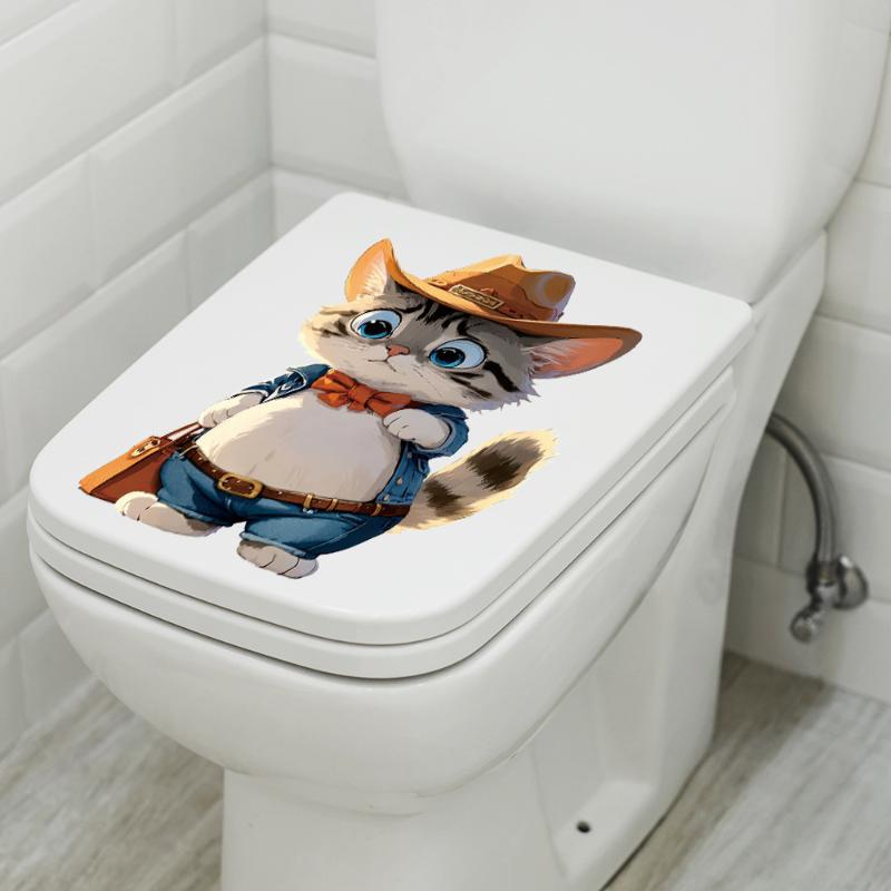 Adesivo para banheiro com tema - Home Toilet Bathroom Design avaliação e preço