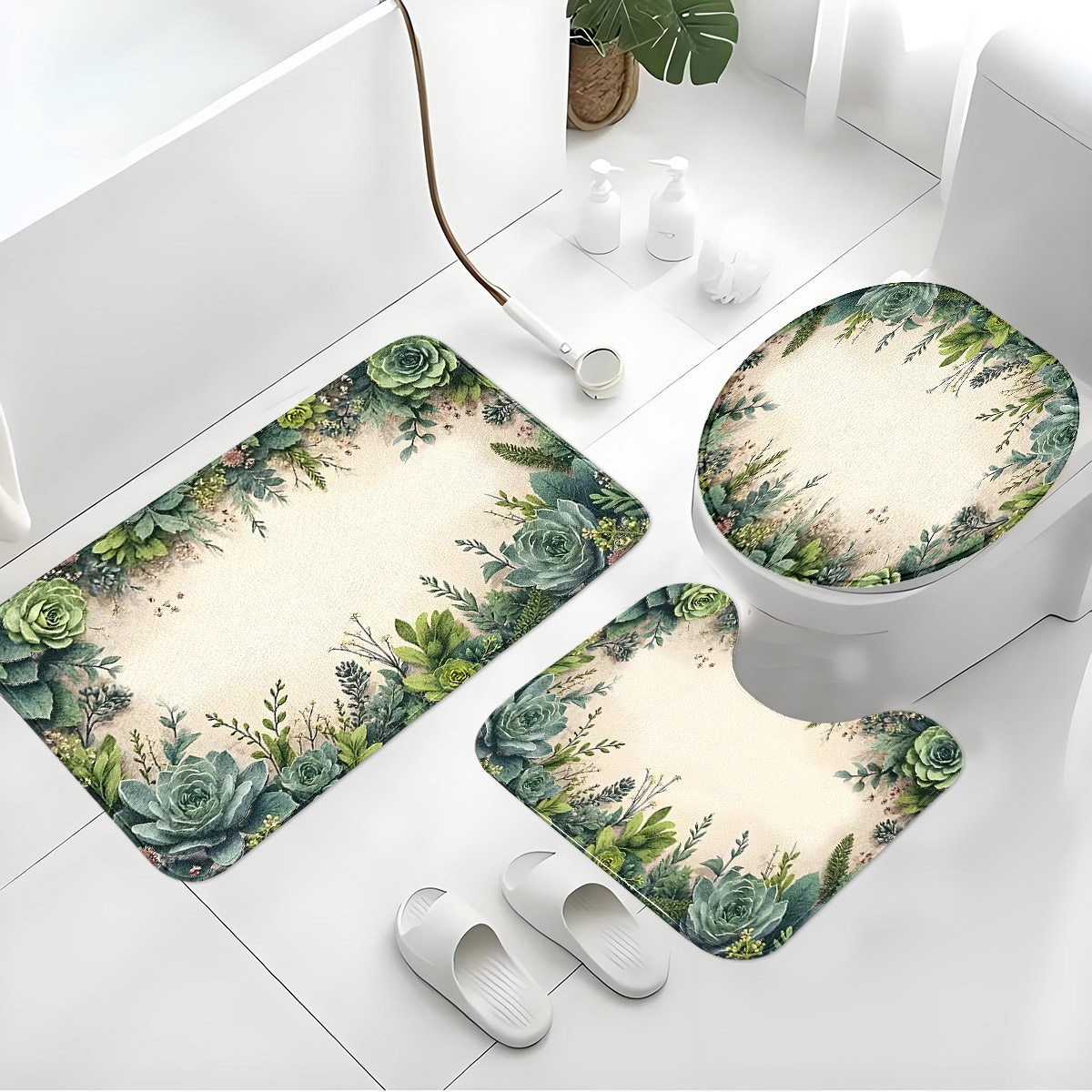 Conjunto de Banheiro Retrô de  - Zara Home Bathroom Mat avaliação e preço