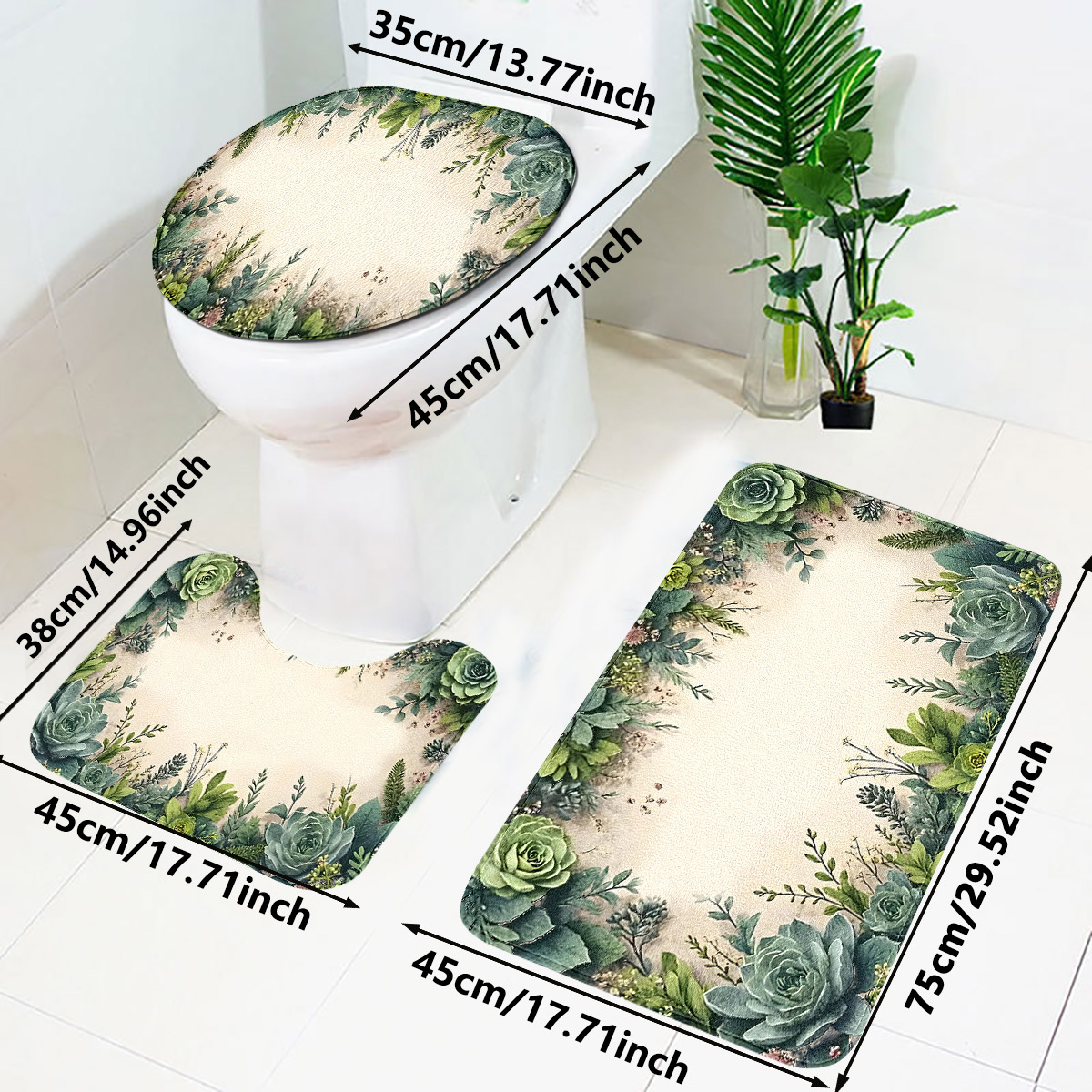 Conjunto de Banheiro Retrô de  - Zara Home Bathroom Mat avaliação e preço