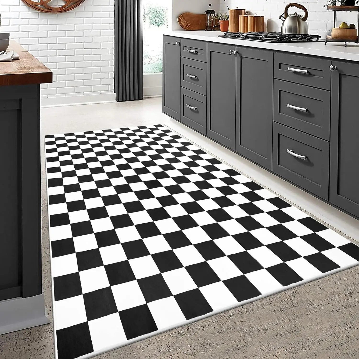 Tapete com Padrão de Xadrez em - Home Toilet Bathroom Design avaliação e preço