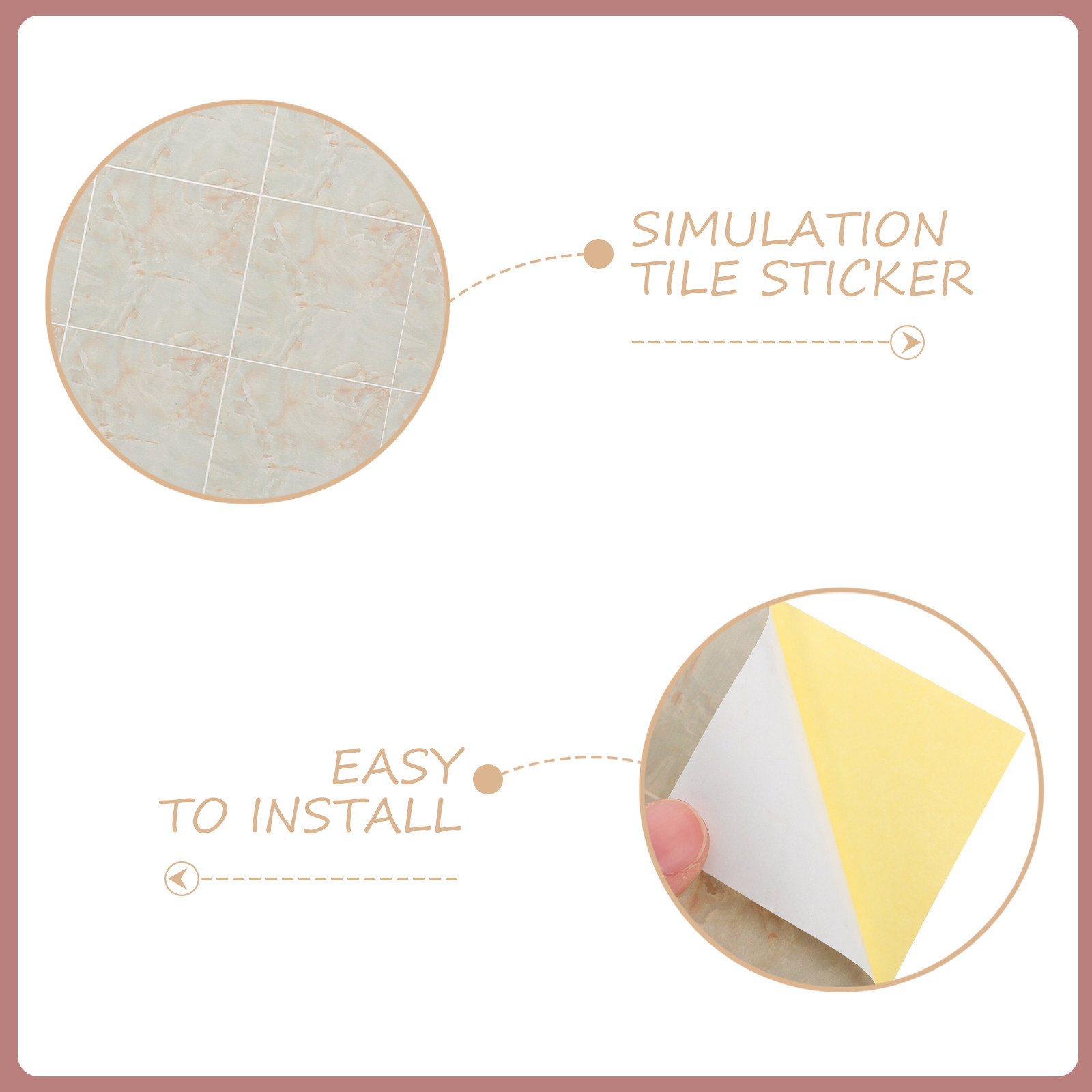 3 Peças de Papel Adesivo para  - Home Bathroom Layout avaliação e preço