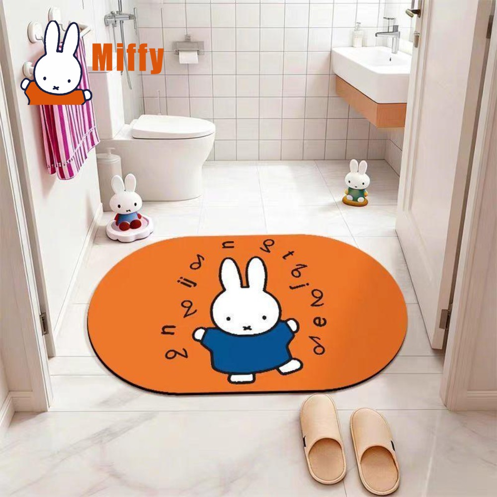 Tapete de Banho Kawaii Miffy,  - Non Slip Bath Mat avaliação e preço