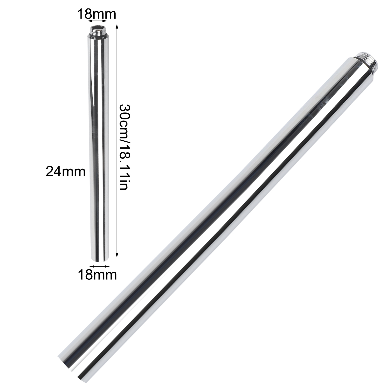 30cm extensor de chuveiro banh - Home Bathroom Taps avaliação e preço