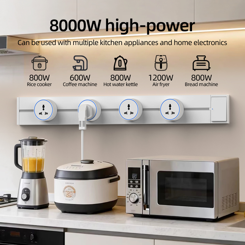 Tomada de Trilho Padrão EU UK  - Home Outlet Bathroom avaliação e preço