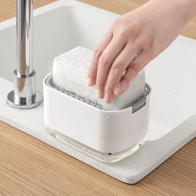 Dispensador de sabão com supor - Home Kitchen Bathroom Cleaning avaliação e preço