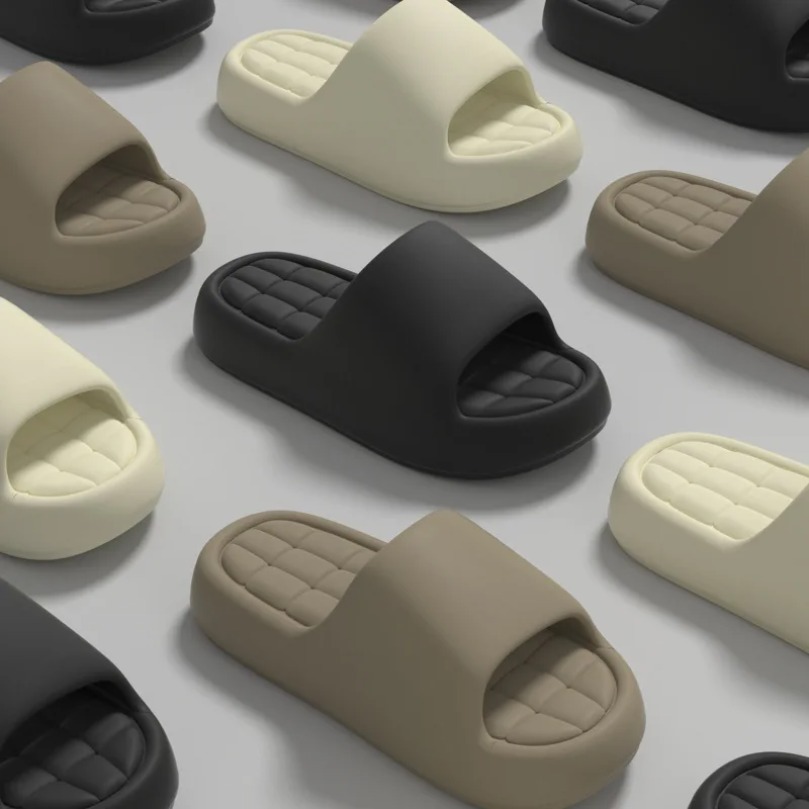 Chinelo Nuvem Feminino Xadrez  - Home Bathroom Size avaliação e preço